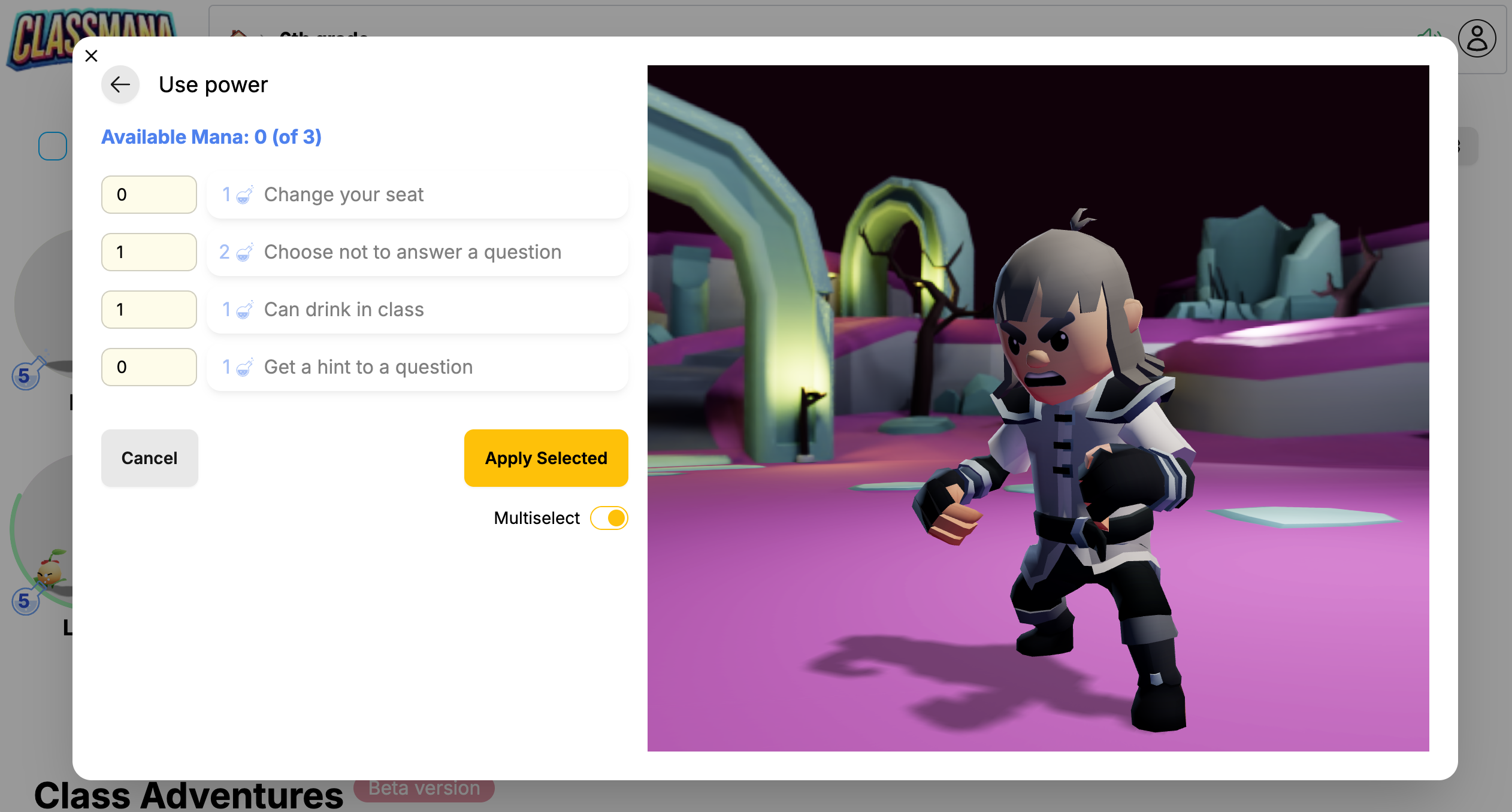 Prepínač režimu viacnásobného výberu